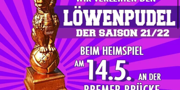 Fanpreis-Premiere: „Löwenpudel der Saison“