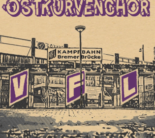 Der Löwenpudel als Teil des „Ostkurvenchors“
