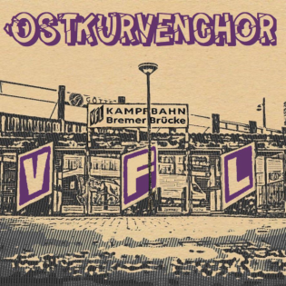 Der Löwenpudel als Teil des „Ostkurvenchors“