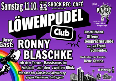 Löwenpudel-Club #1 – wir fangen nicht klein an, wir fangen laut an
