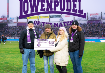 Die Fanszene des VfL Osnabrück e.V. und das Osnabrücker Mädchenzentrum sind unser Löwenpudel of the Match aus der Partie gegen 1860 München