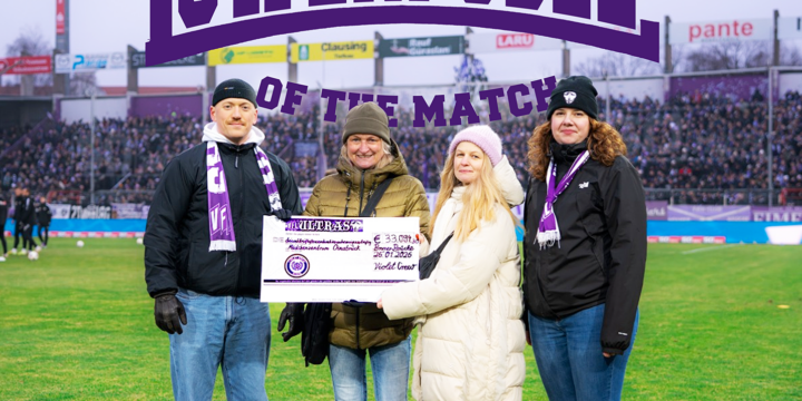 Die Fanszene des VfL Osnabrück e.V. und das Osnabrücker Mädchenzentrum sind unser Löwenpudel of the Match aus der Partie gegen 1860 München