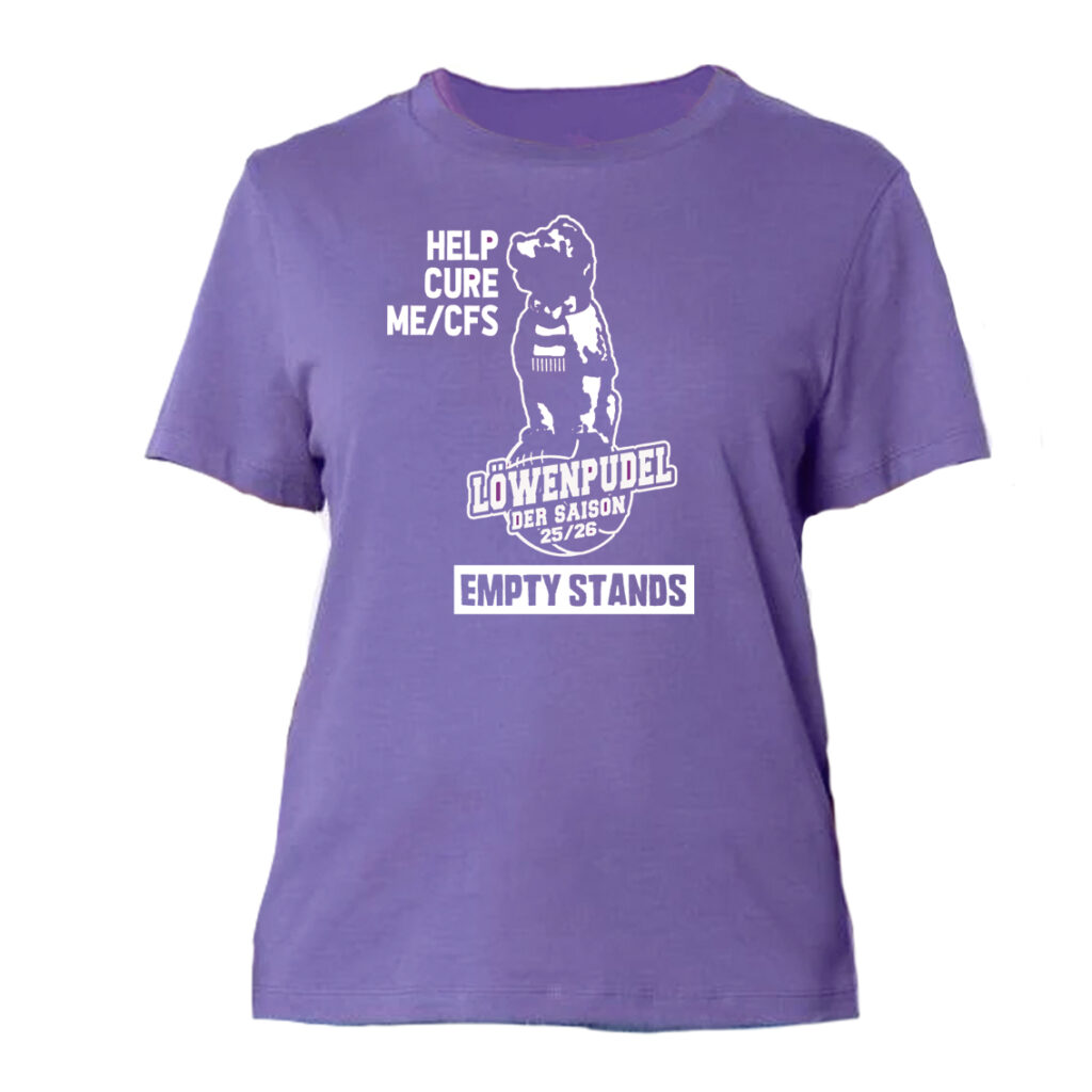 T-Shirt Empty Stands - "And You´ll Never Stand Alone" - Lila - figurbetont