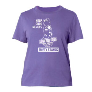 T-Shirt Empty Stands - "And You´ll Never Stand Alone" - Lila - figurbetont